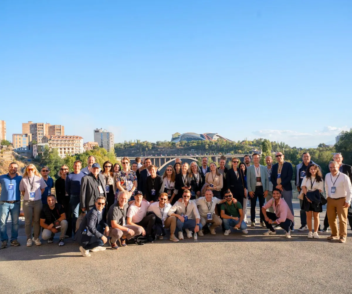 The uGlobally community with partners during a program in Europe