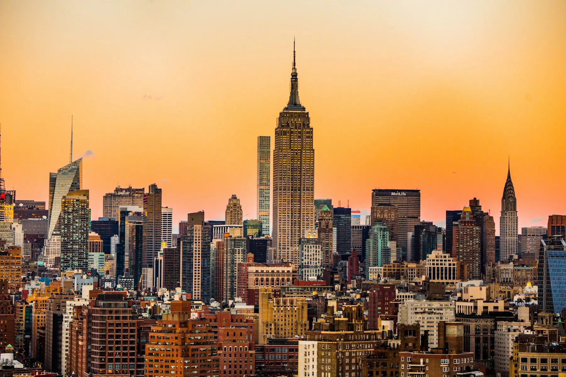 Lower Manhattan skyline in New York