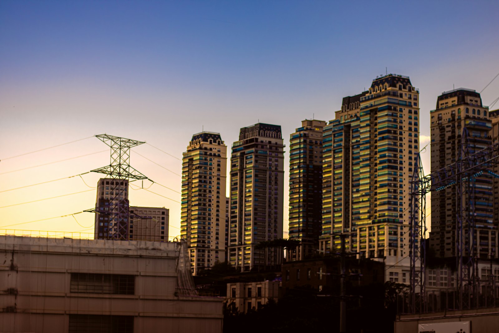 Skyline of São Paulo, with Avenida Paulista towers