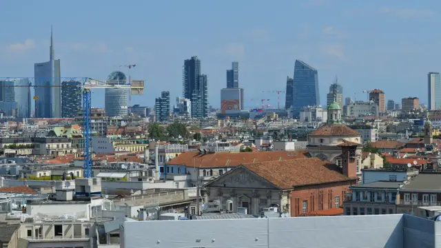 Porta Nuova skyline in Milan