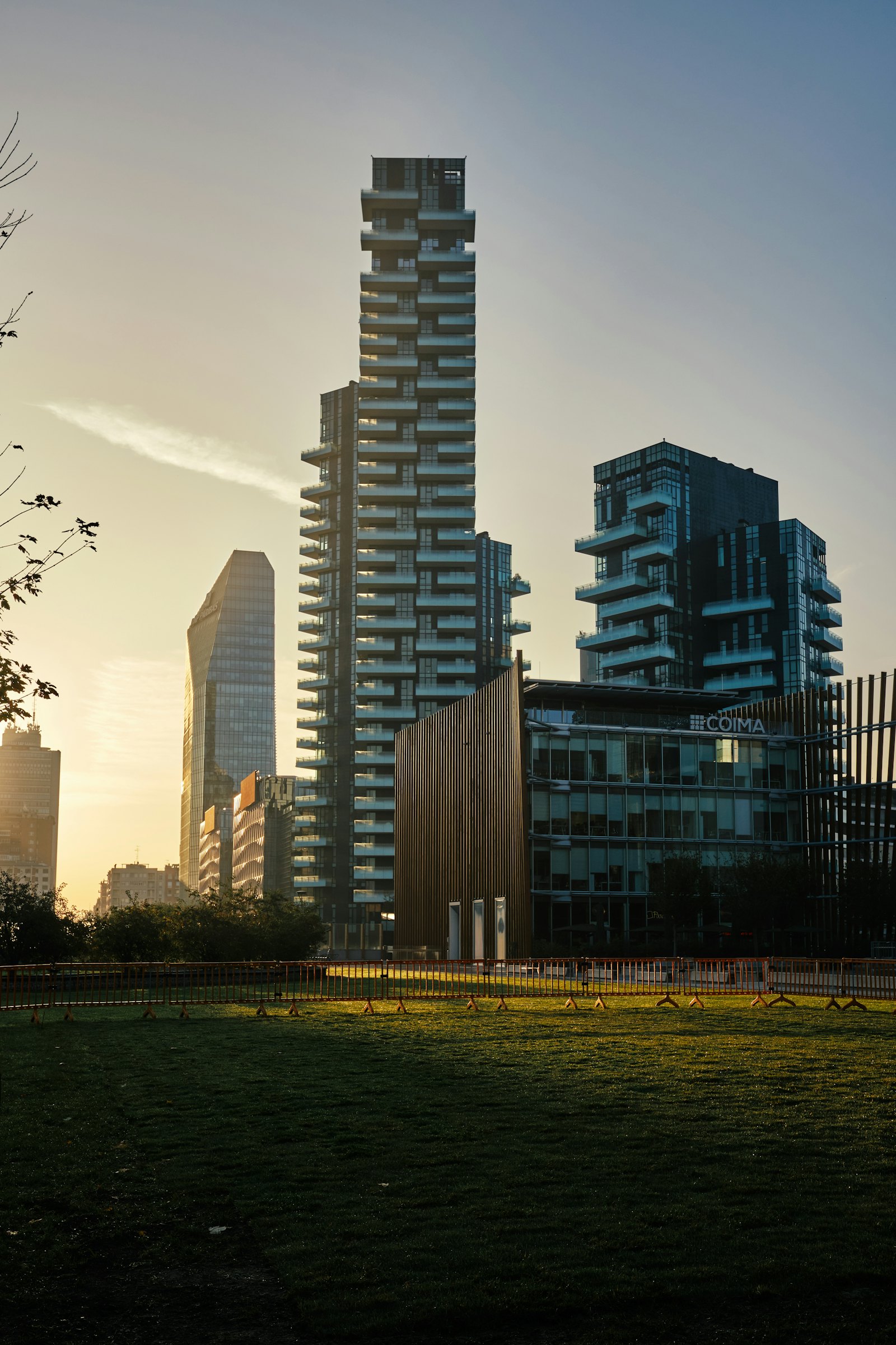 Porta Nuova skyline in Milan